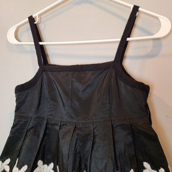 MonnaLisa Chic Dress Made in Italy Black Pleated Girls 10 - Picture 2 of 11